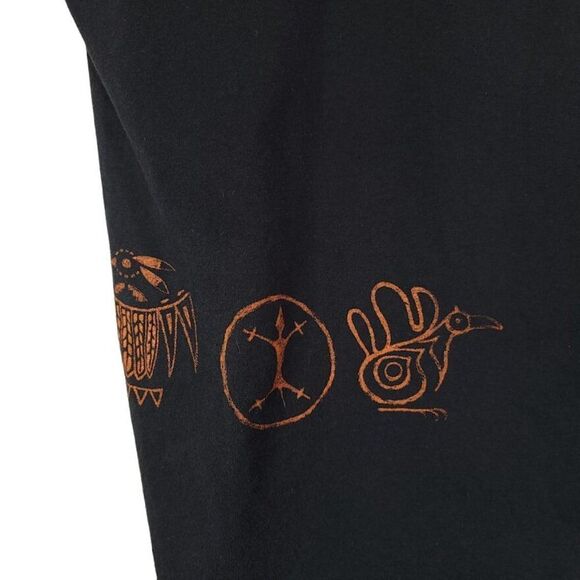 Grizzly Bear T Shirt Vintage 80s Native American Art Cliff Bonamie Made In USA - Picture 4 of 9